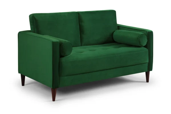 Scott Velvet 2 Seater - Green