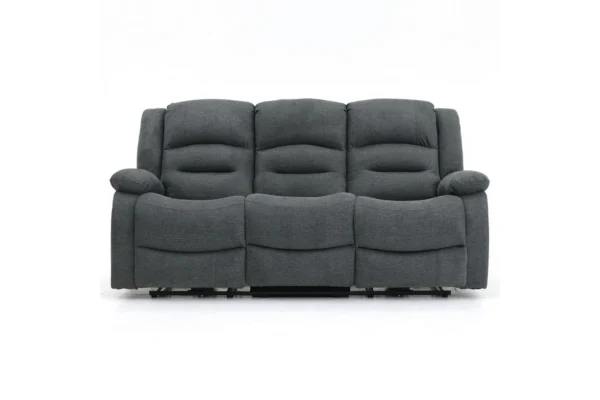 Alva Electric Recliner 3 Seater - Graphite - Image 3