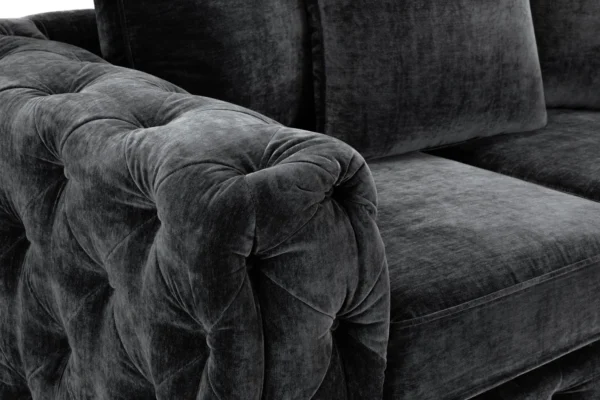 Ankara Slate Black Large Corner Sofa - Image 3