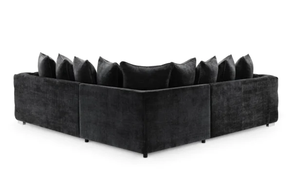 Ankara Slate Black Large Corner Sofa - Image 2