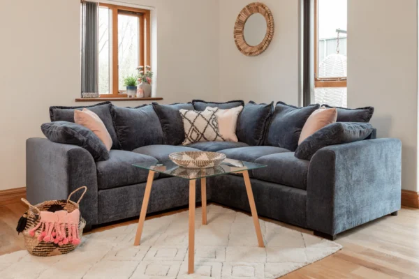 Colbee Blue Large Corner Sofa - Image 7