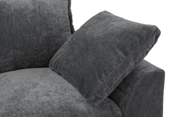 Colbee Grey Large Corner Sofa - Image 4