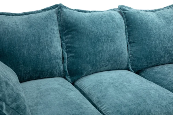 Colbee Teal Large Corner Sofa - Image 3