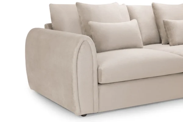 Mirabel Mocha Left Hand Corner Sofa - Image 3