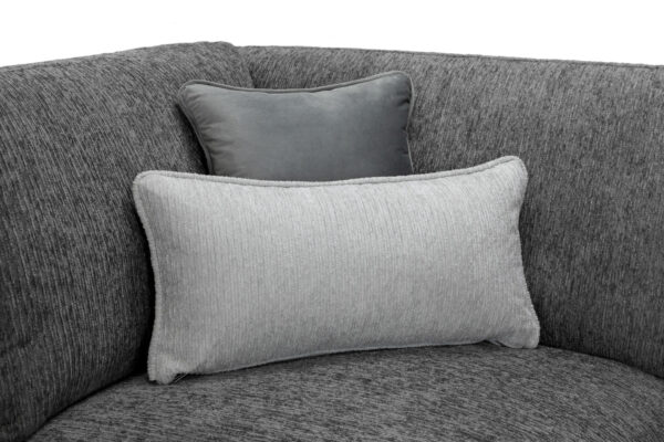 Naples Grey Large Corner Sofa - Image 4