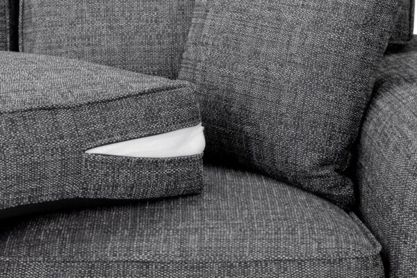 Wilcot Grey 3 Seater Sofa - Image 4