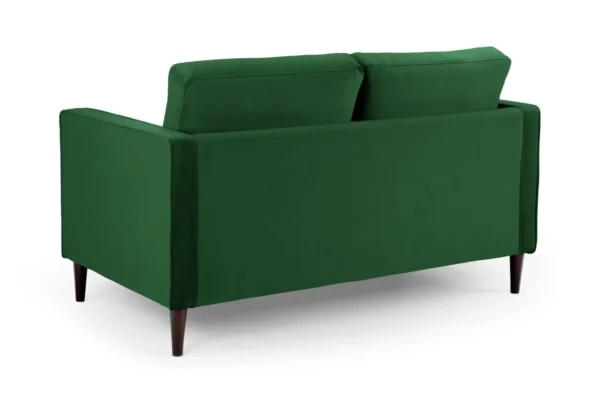 Scott Velvet 2 Seater - Green - Image 2