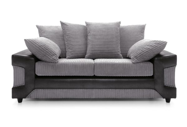 Dino 3 Seater Sofa - Black - Image 3