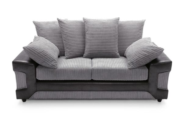 Dino 3 Seater Sofa - Black - Image 5