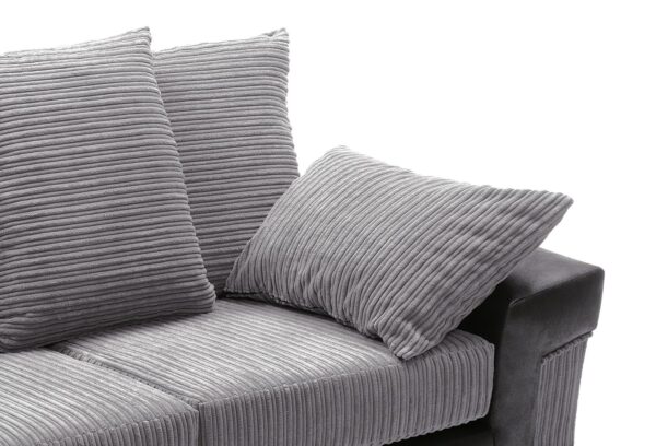 Dino 3 Seater Sofa - Black - Image 8