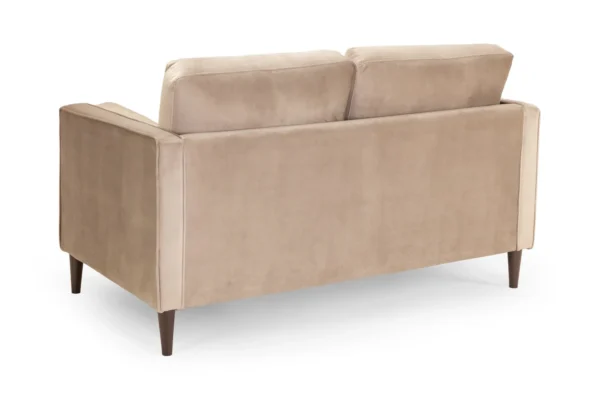Scott Velvet 2 Seater - Beige - Image 2
