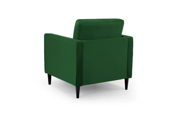 Scott Velvet Armchair - Green - Image 2