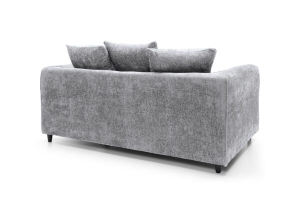 Dylan Crushed Velvet 2 Seater - Light Grey - Image 2