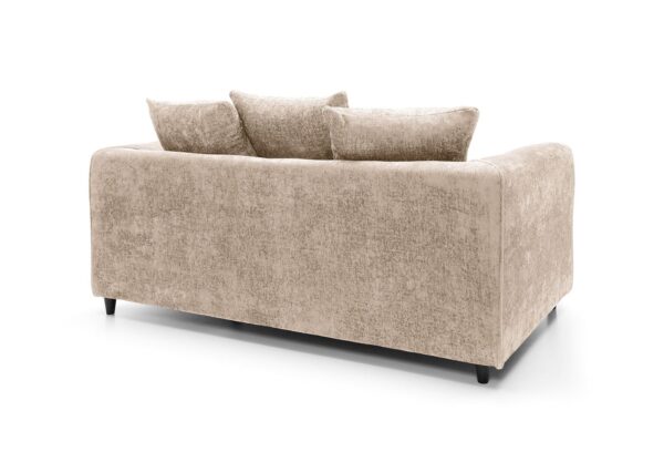 Dylan Crushed Velvet 2 Seater - Cream - Image 2