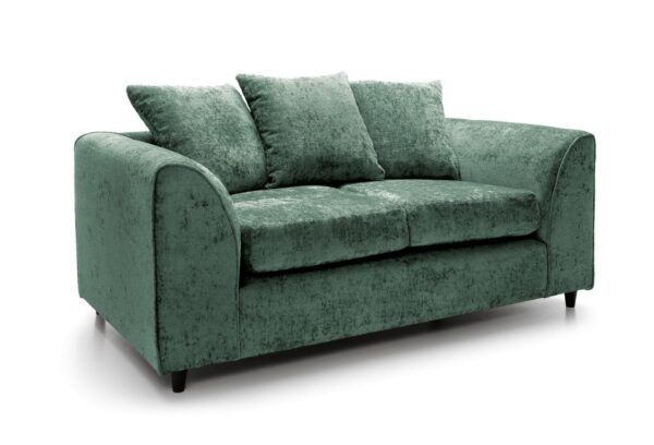 Dylan Crushed Velvet 2 Seater - Green