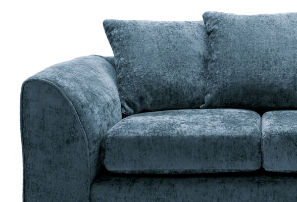Dylan Crushed Velvet 2 Seater - Dark Blue - Image 6