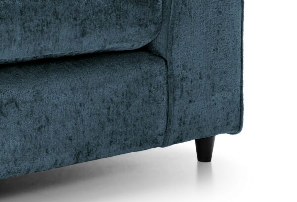 Dylan Crushed Velvet 2 Seater - Dark Blue - Image 8