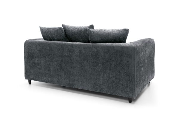 Dylan Crushed Velvet 2 Seater - Dark Grey - Image 2
