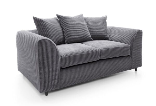 Dylan Jumbo Cord 2 Seater - Grey